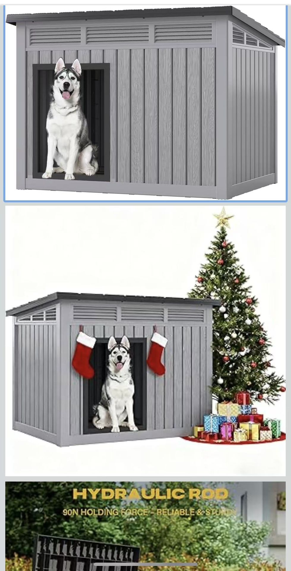 Large Dog House for Indoor & Outdoor