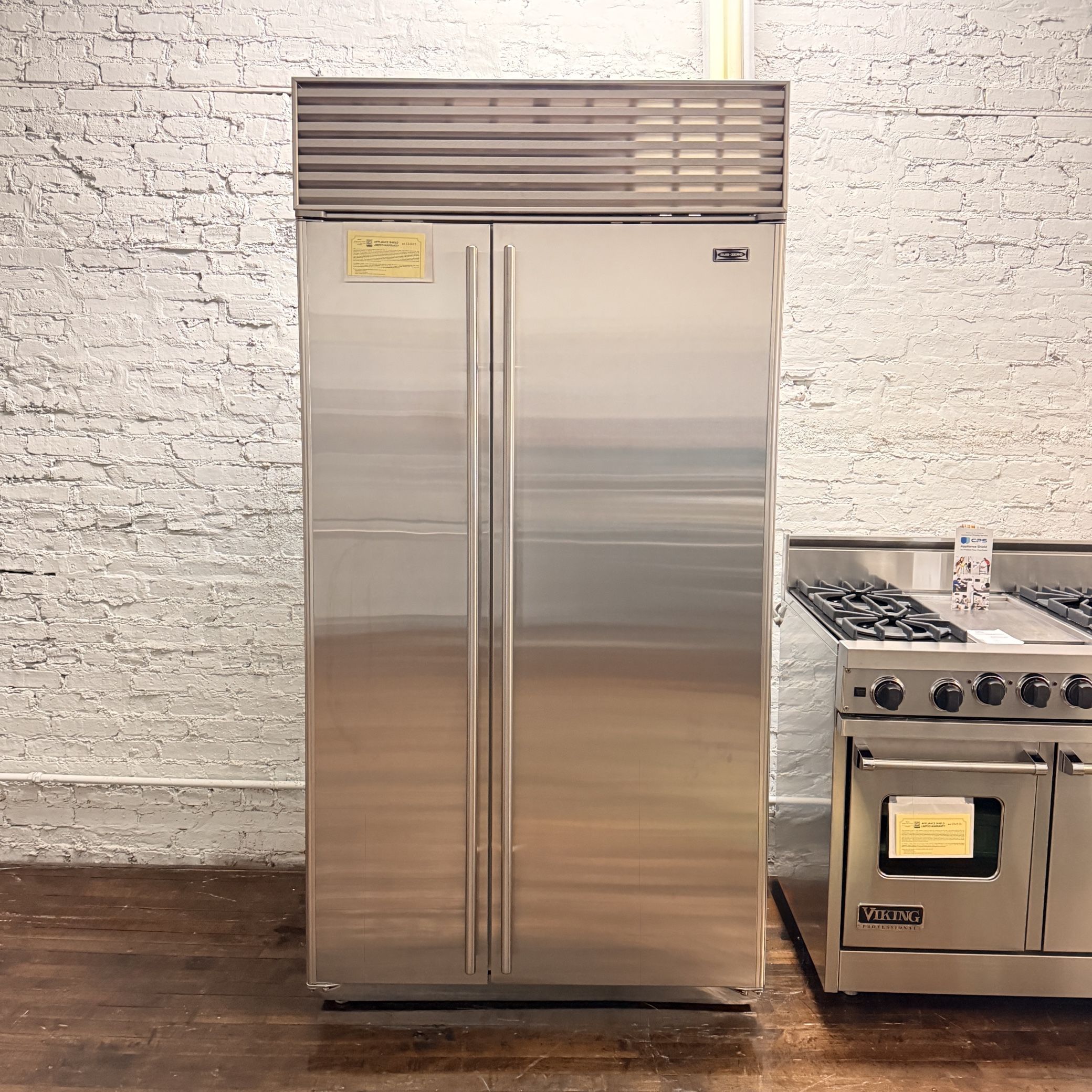 SubZero 42” Side By Side Built In Refrigerator