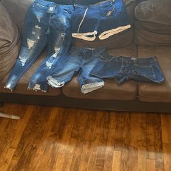 Ladies Jean Shorts