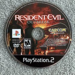 ***NO TRADES!!!*** Resident Evil Outbreak (PlayStation 2) ***flawless disk***