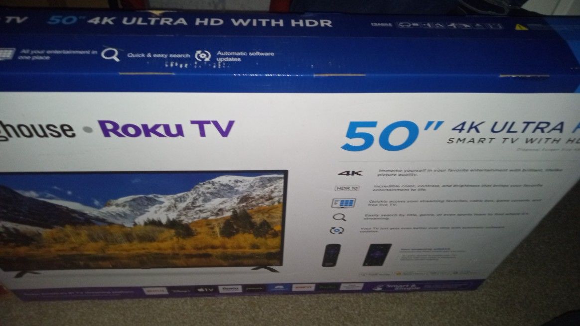 Westinghouse 50" 4K Ultra HD Smart Roku TV with HDR