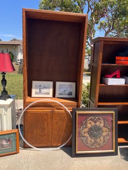 Oak cabinet shelves