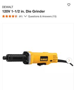 DEWALT 120V 1-1/2 In. Die Grinder