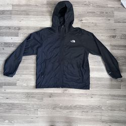 North Face black windbreaker