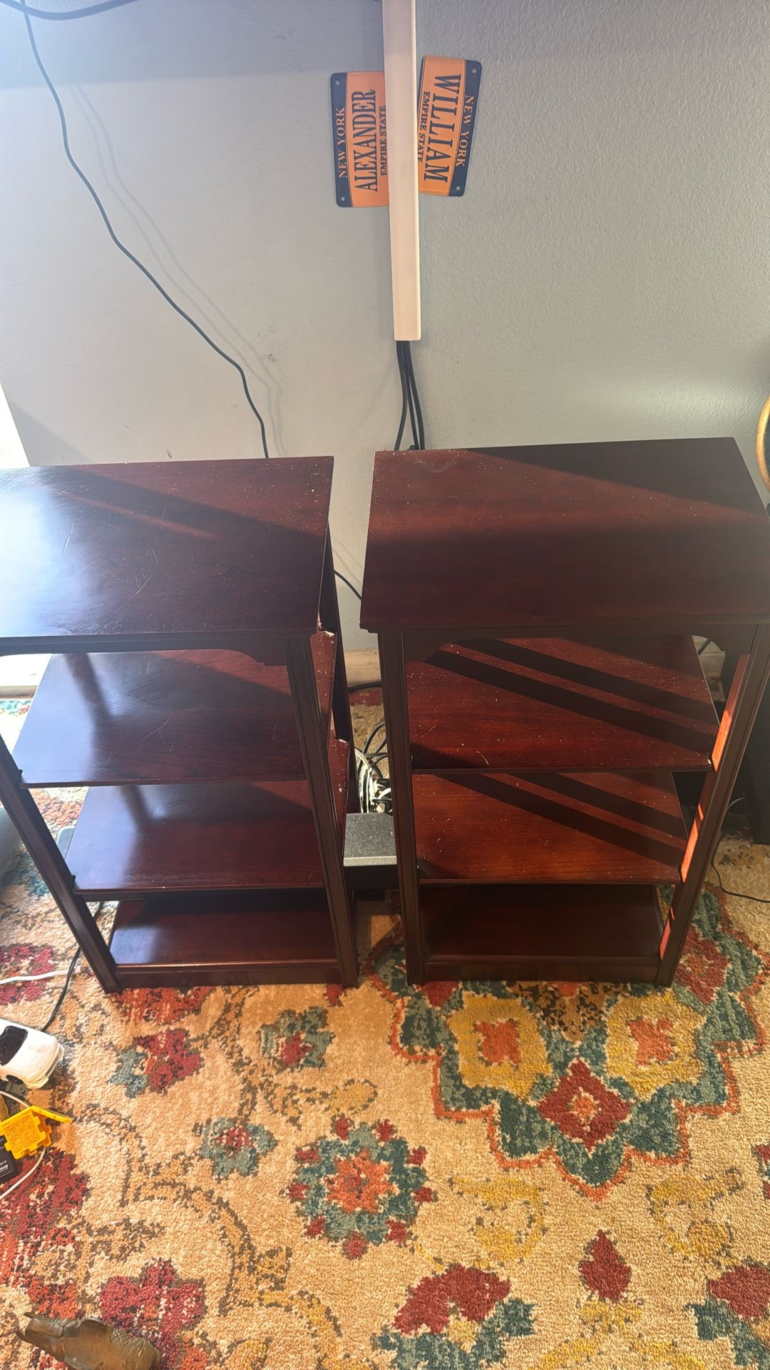 Bombay Dark Wood Bookshelves