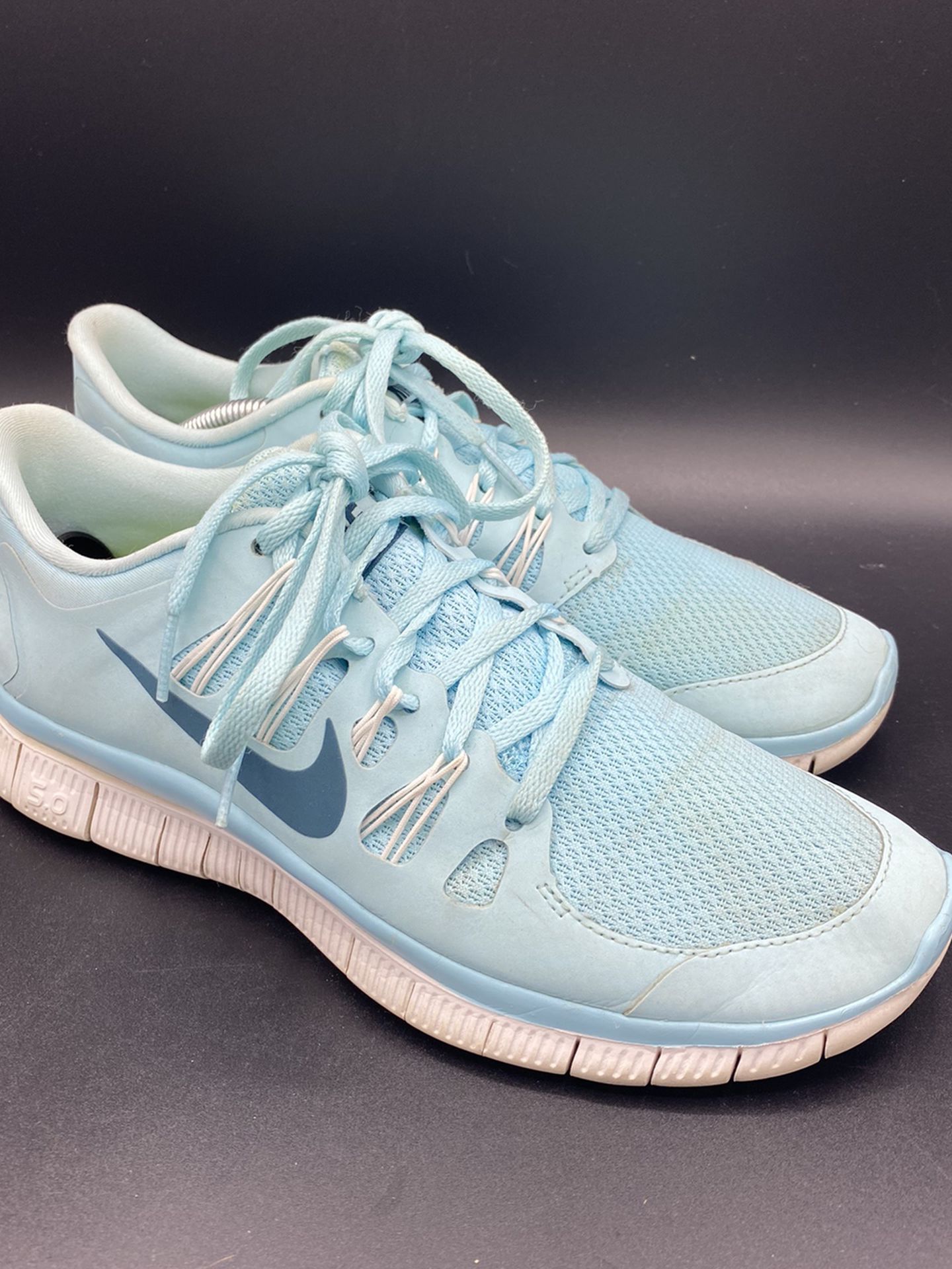 Nike Free 5.0 Women's 8.5 Turquoise Blue Teal Athletic Running Shoe 580591-431
