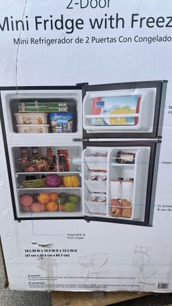 Mini fridge 2 door