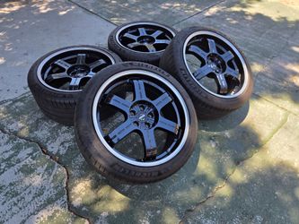 20 inch GTR black edition wheels 5x114