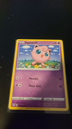 Pokemon Jigglypuff Card - sword and shield booster card kids toy game pack
