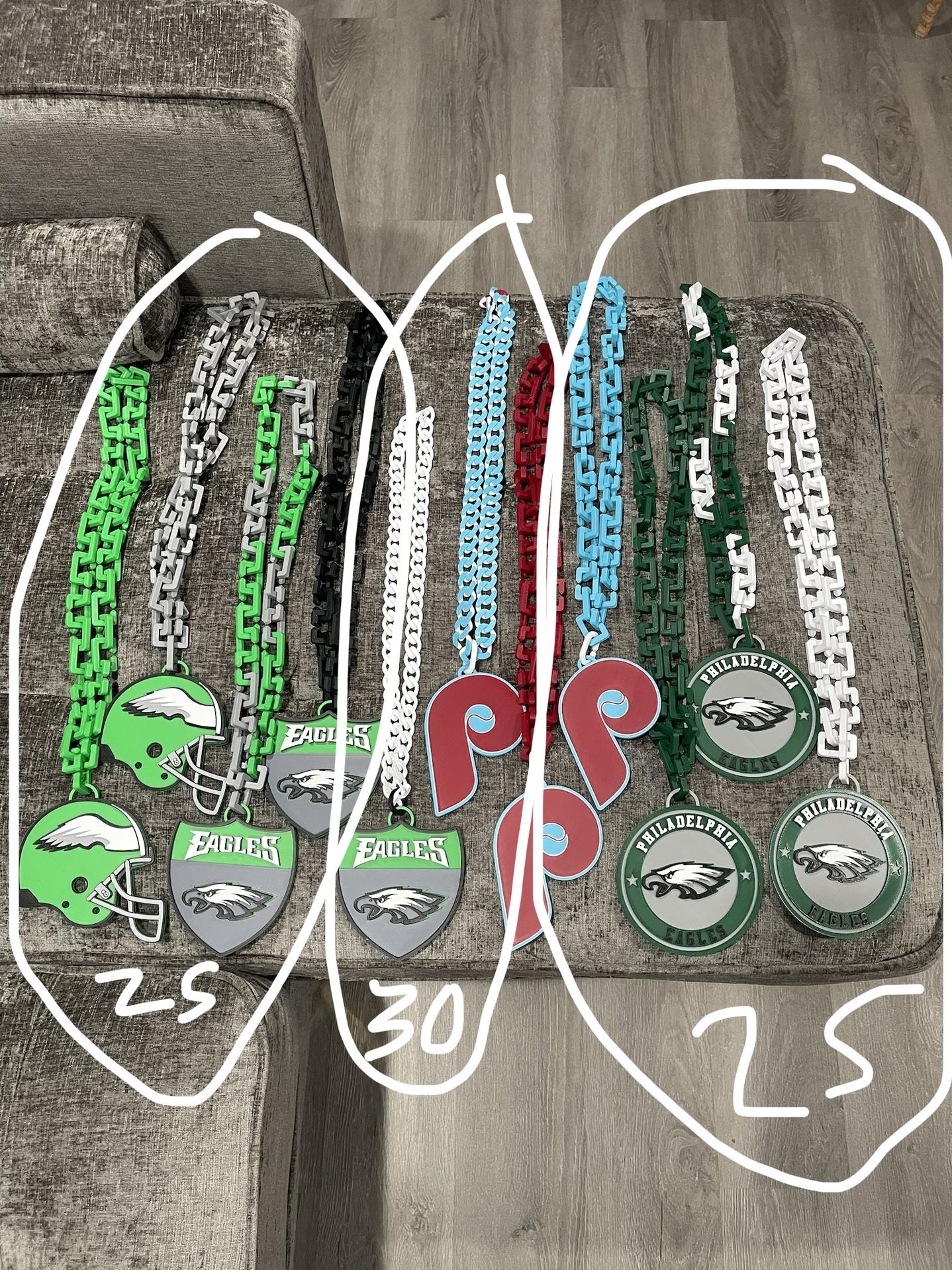 3d Print Chains Eagles And Phillies