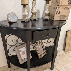Kirklands Addison Demilune Console Table