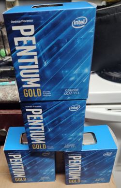 **LOT OF 4**Intel Pentium Gold G5600F LGA1151 Desktop Processor