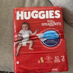Brand New 62 Count Size 2 HUGGIES