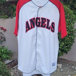 Vtg Genuine Merchandise True Fan Los Angeles Angels Baseball Jersey MLB