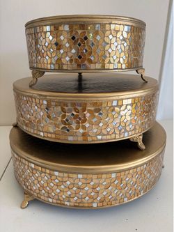 Mosaic Cake Stands