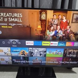 43" Fire TV for sale, With custom Stand