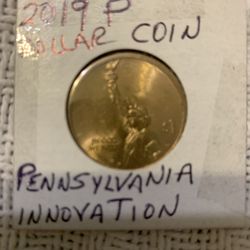 2019 P Dollar Coin Pennsylvania Innovation