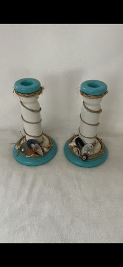 Beachy Candlesticks