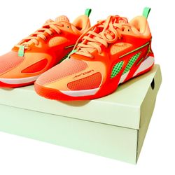 Air Jordan Basketball Shoe Men's Peach/Orange Size 12  in OG Box 