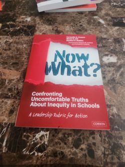 NOW WHAT? Inequity in schools textbook