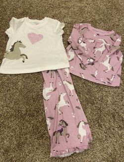 Toddler Girls 2T pj lot