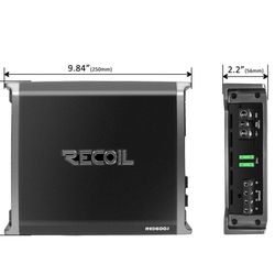 RECOIL 600.1  (1OHM STABLE) CLASS D MONOBLOCK AMPLIFIER