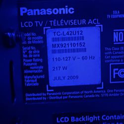 Panasonic 42in TV