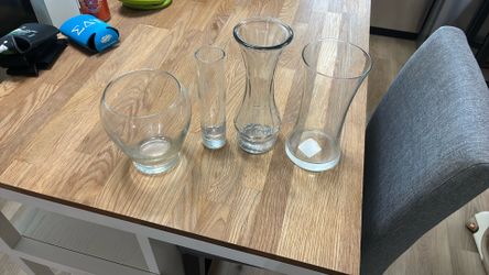 Assorted vases