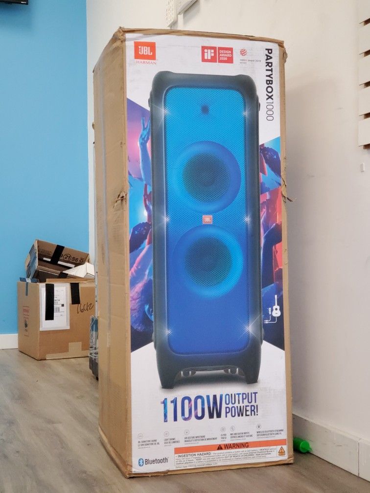 JBL Partybox 1000 Bluetooth Speaker - $1 Today and the rest later 🤗
