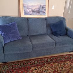 Blue couch 