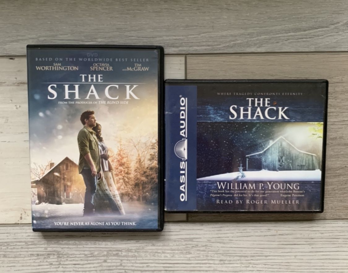 THE SHACK MOVIE AND BOOK ON CD. BEAUTIFUL