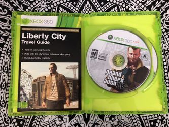 GTA Grand Theft Auto Liberty City Xbox 360 Video GAME Manual