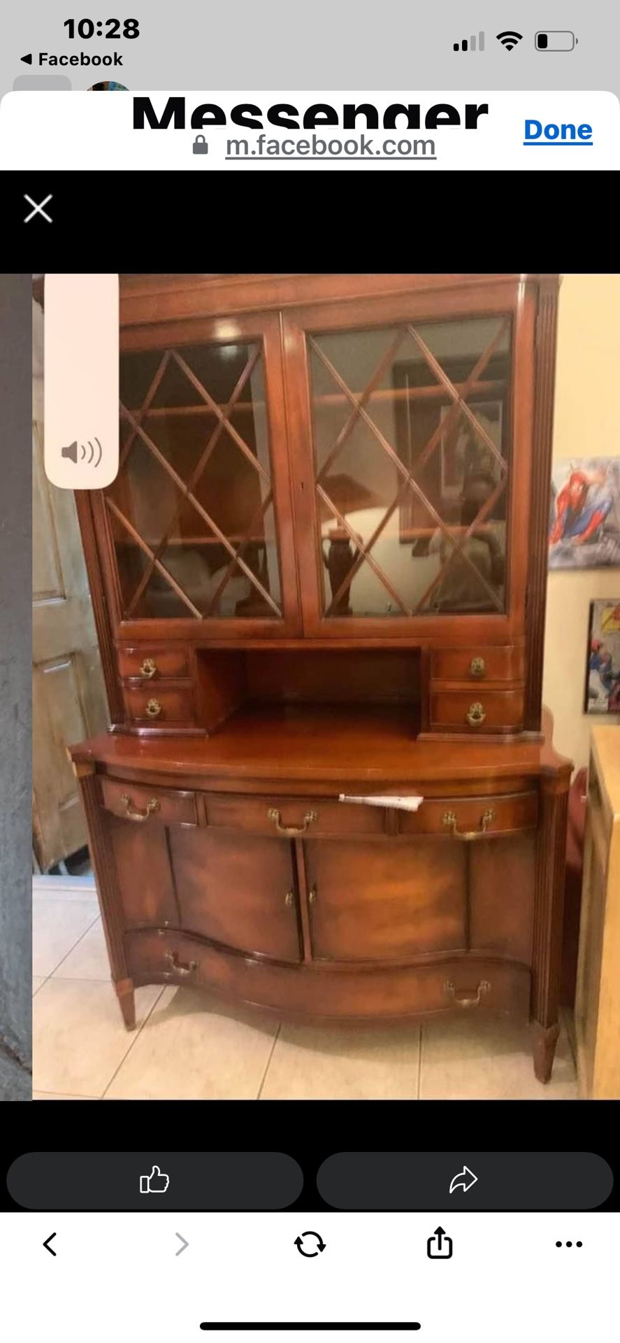 Buffet Cabinet, Antique Beautiful