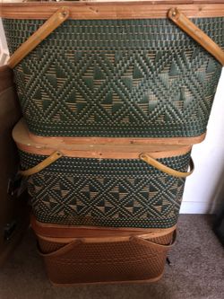 Vintage baskets