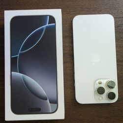 Iphone 16 Pro Max White Unlocked