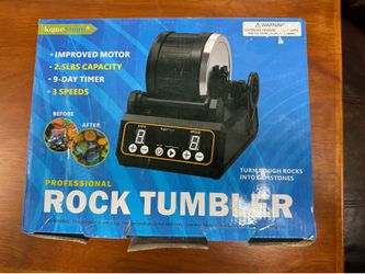 Professional Rock Tumbler Kit – 2.5 LB Capacity – Like New
