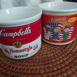 Vtg Collectible Campbell Soup Mugs
