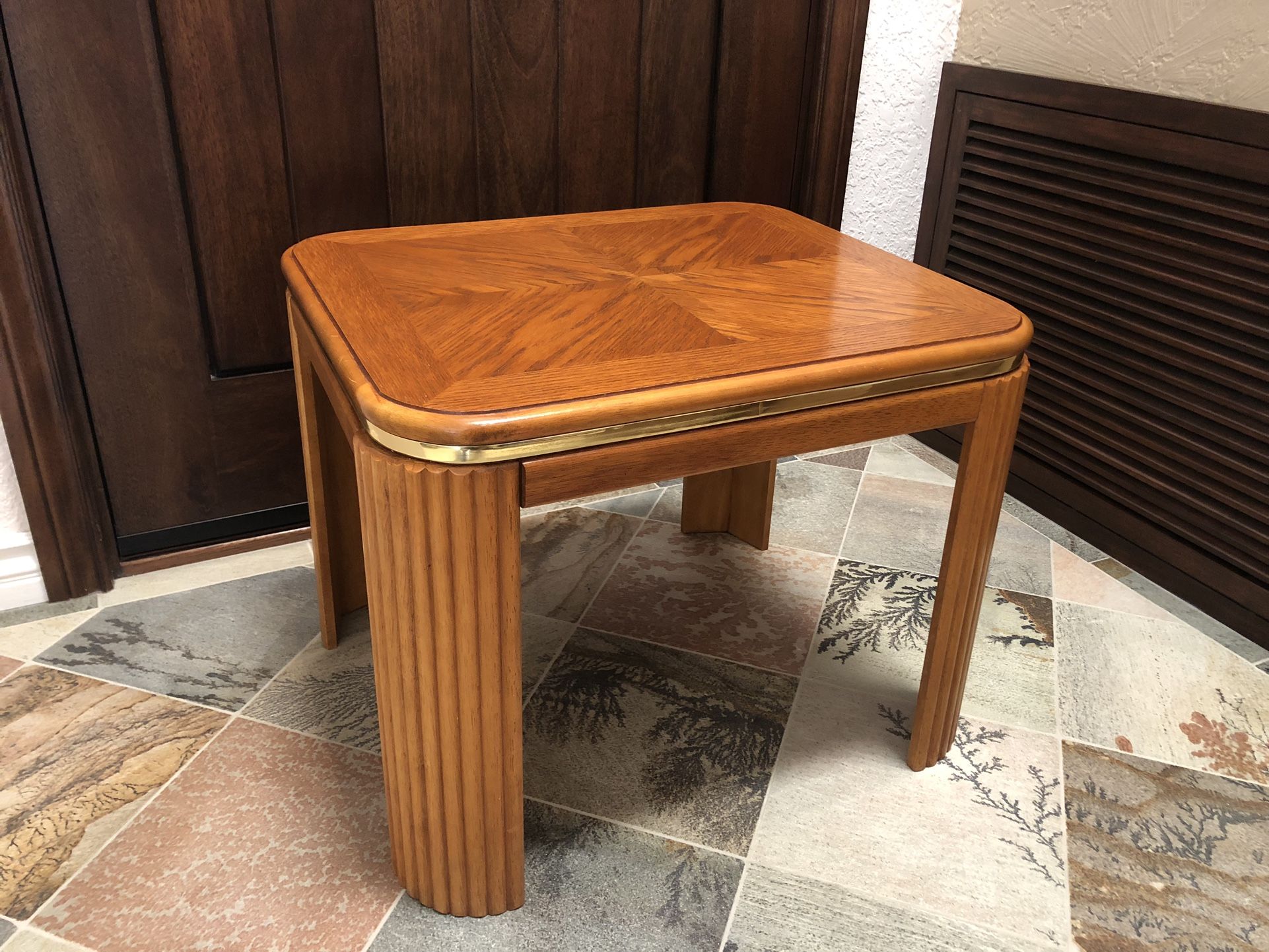 Solid Wood End Table