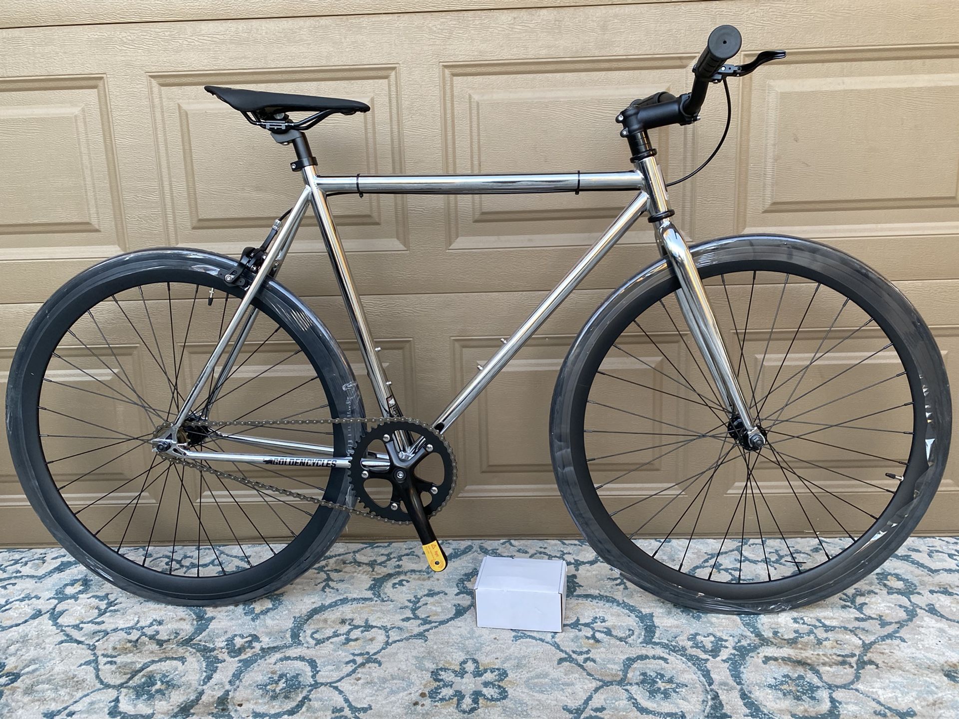 Chrome Fixie Golden Cycles Fixie Golden Cycles Brand New Fixie Chrome