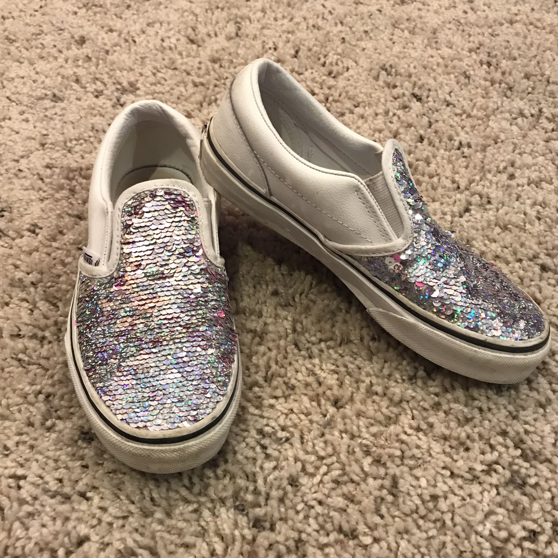 Vans Sequins Shoes Size 3