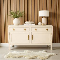 ✨ Old-World Charm Meets Modern Calm Credenza✨