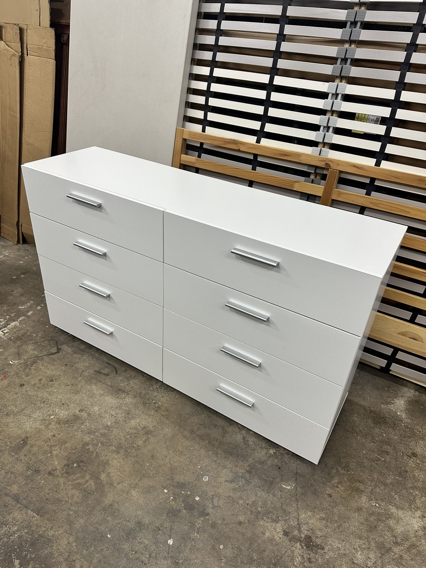 White 8 Drawer Dresser Chest Of Drawers