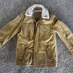 Vintage GAP suede leather truckers jacket
