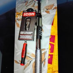 3/8 drive flex head digital torque wrench and1/4 drive locking flex head ratchet 9 inch