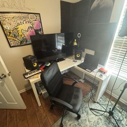 TV, COUCH, DESK FOR SALE