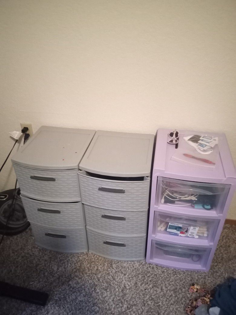 $20 Takes All Storage Boxes And TV Stand B.O.