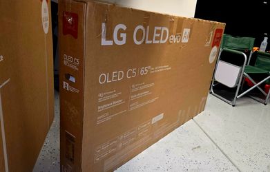 65 Inch Oled LG C5 Smart TV 4K UHD with 144 Hz refresh rate. New in the box.