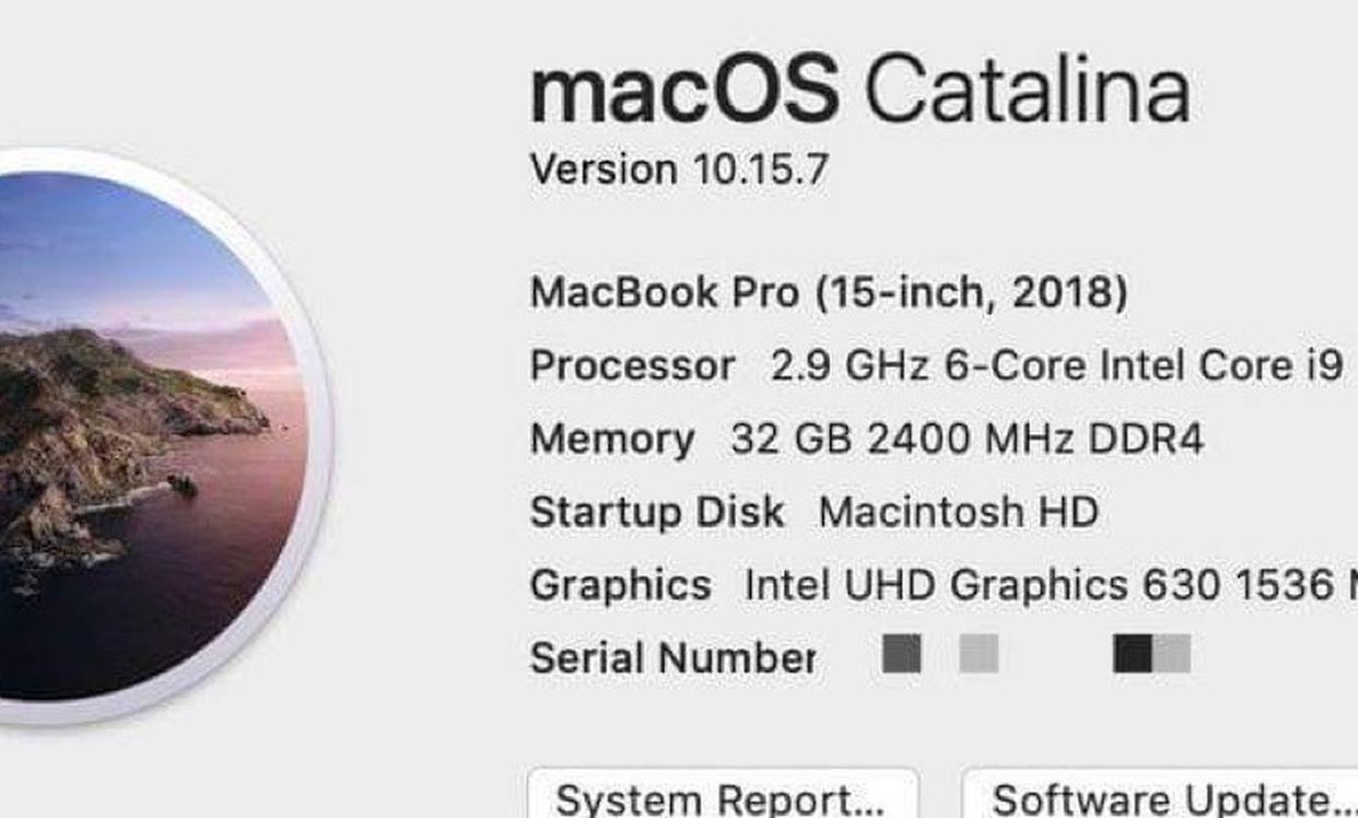 2018 MacBook Pro 15in 32gb RAM 2.9GHz Six-Core i9