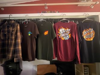 T shirts, button up, and long sleeves LG