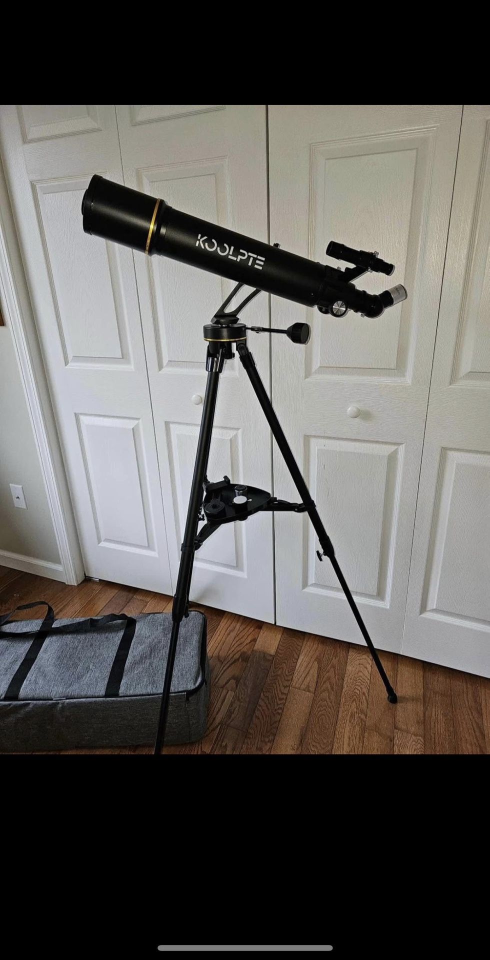 Koolpte Telescope, 90mm Aperture 700mm Vertisteel AZ Mounting Base, High Power Telescopes